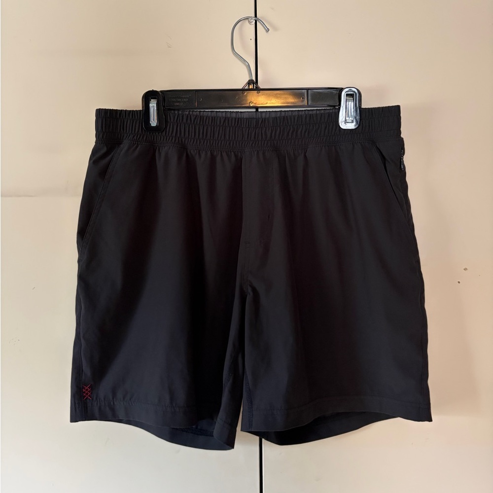 Men’s RHONE Black Athletic Shorts - SIZE LARGE